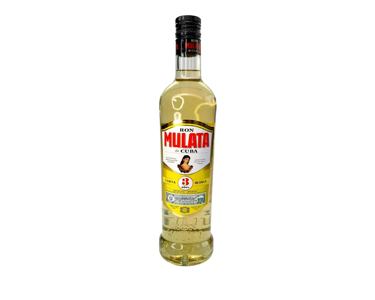 Rum mulata carta blanca 3 years old