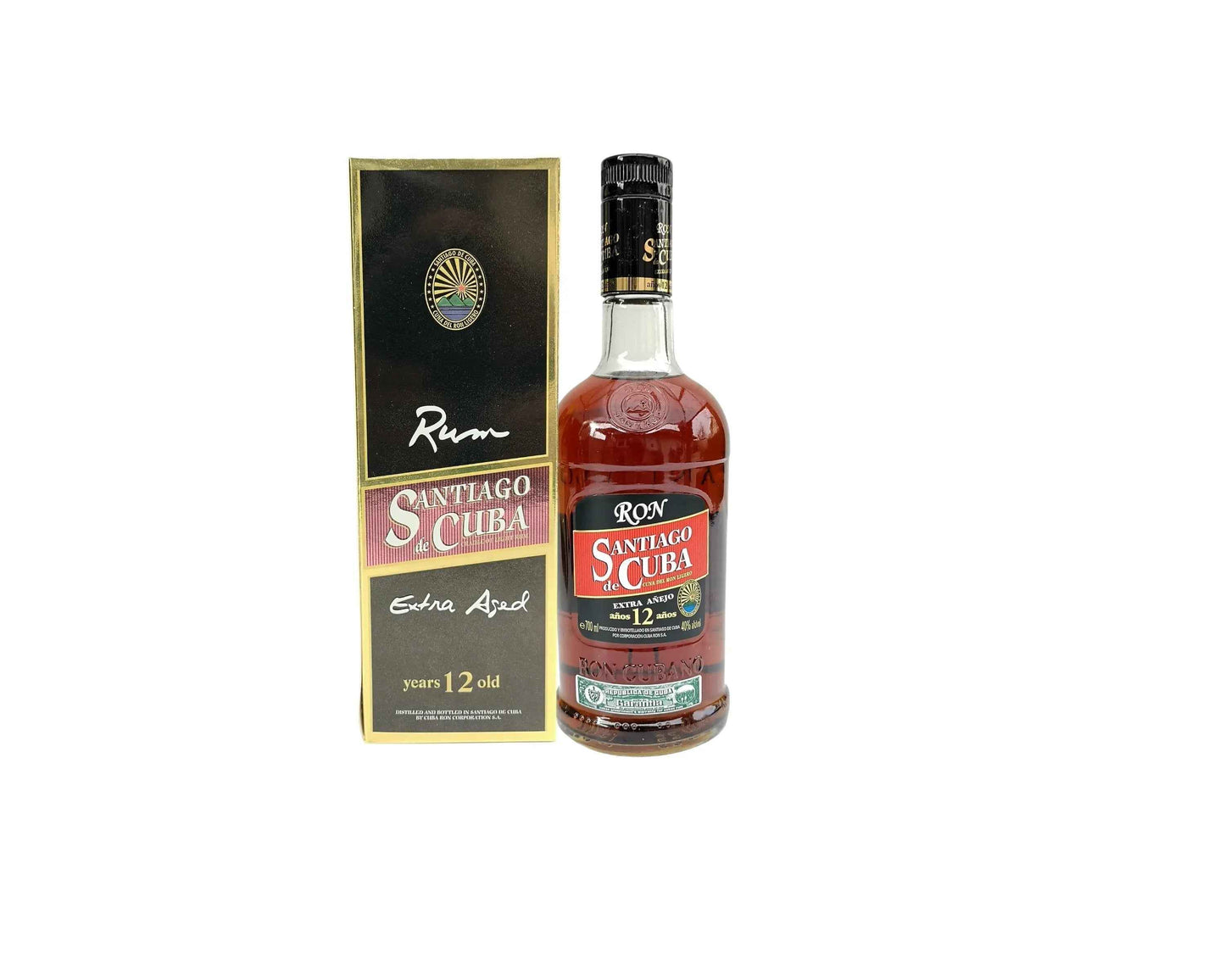 Rhum Santiago de Cuba añejo 12 ans d'age