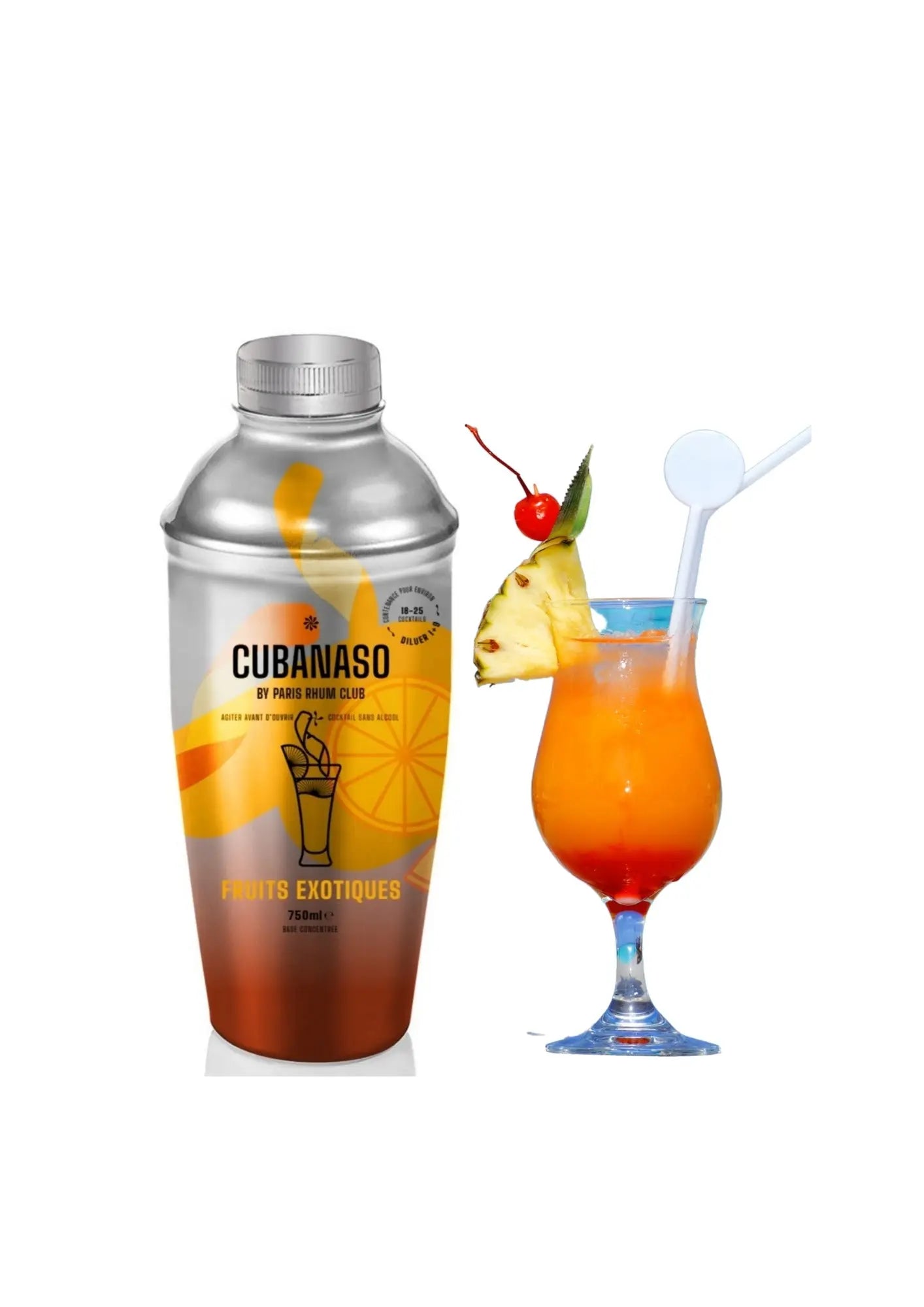 Cubanaso cocktail without alcohol, Concentrated exotic fruit cocktail base, Alcohol-free Cubanaso cocktail, Exotic fruit concentrate for cocktail, Base for alcohol-free cocktail, Exotic cocktail without alcohol, Concentrated cocktail without alcohol, Cubanaso exotic fruit cocktail, Non-alcoholic Cubanaso cocktail base, Non-alcoholic cocktail with exotic fruitsCubanaso cocktail concentrated exotic fruit base 0 alcohol