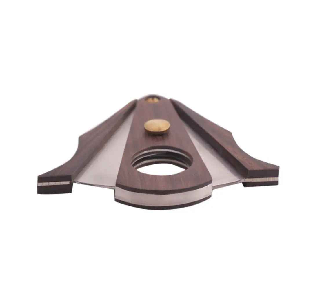 Double blade guillotine cigar cutter