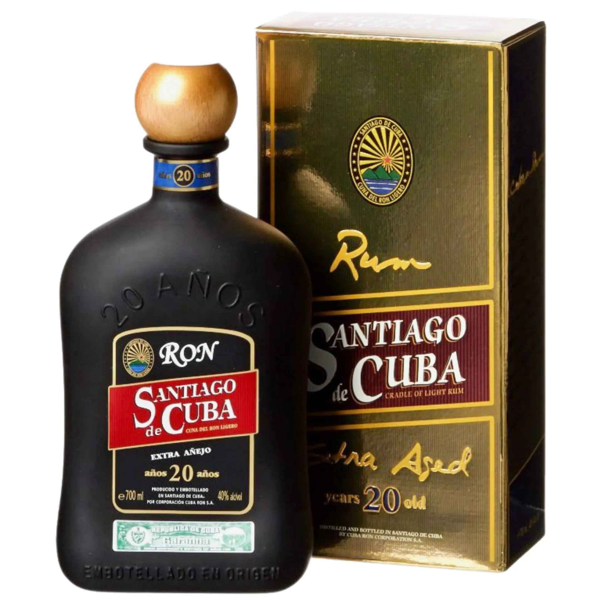 Rhum Santiago de Cuba Extra Añejo 20 ans d'âge